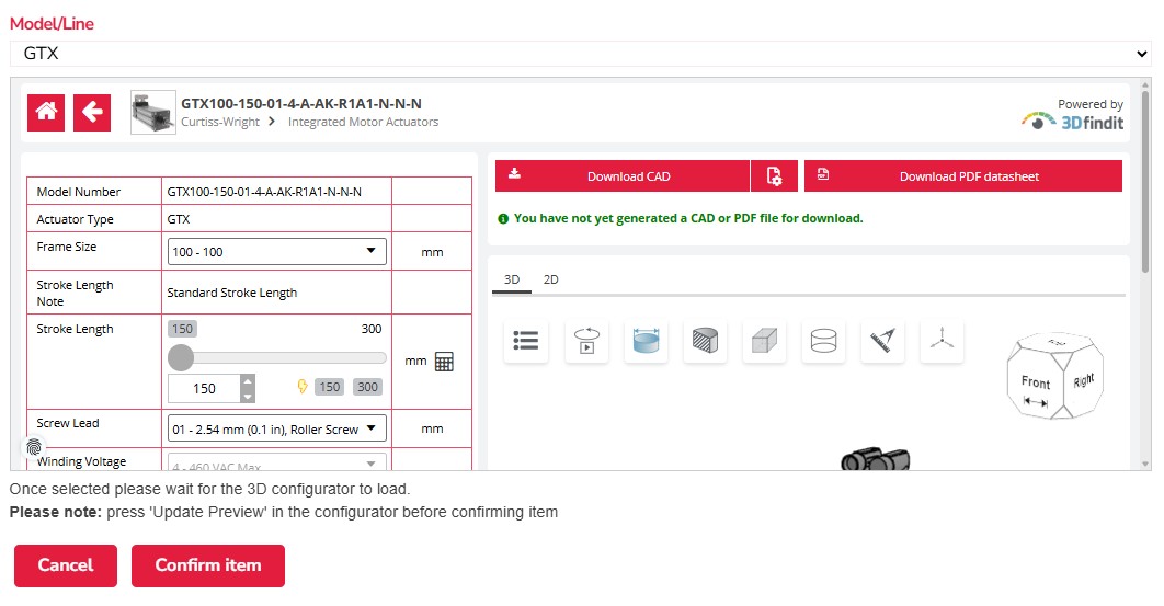 3D Model Configurator